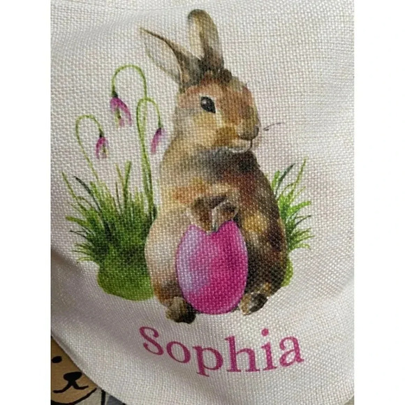 Sophia Child’s Easter Cloth Basket Bag - Picture 2 of 6